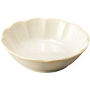 鉢 ボウル クリーム花型13cm小鉢 磁器 陶磁器 美濃焼 日本製 BOWL ボール 器 食器 おしゃれ シンプル カフェ 喫茶店 お店 店舗 業務用 サラダボ...