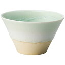 洋食器 鉢 ボウル パステルジュレ反り鉢 中 グリーン・クリーム 磁器 陶磁器 美濃焼 日本製 BOWL ボール 器 食器 おしゃれ シンプル カフェ 喫茶店 お店 店舗 業務用 サラダボウル