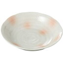 大皿 盛皿 盛り皿 トチリ曙7.0深皿 大きな皿 大きい プレート おしゃれ 日本製 美濃焼 食洗機対応 電子レンジ対応