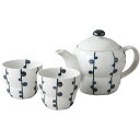 ポット ティーポット 手描き 海ぶどう 茶器セット 湯呑 セット 美濃焼 日本製 マグ コップ カップ 食洗機対応 ラッピング対応 のし対応 おしゃれ かわいい...