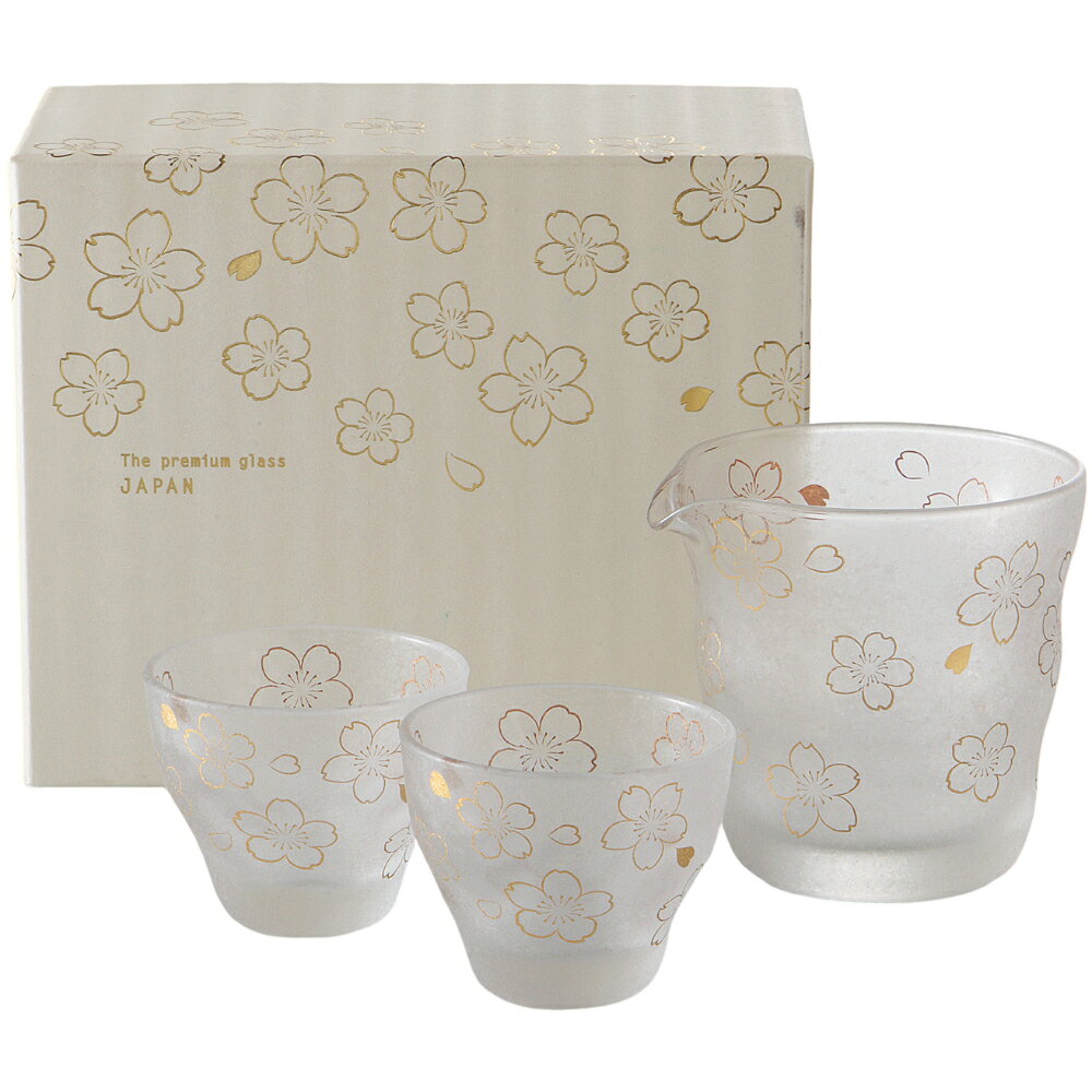酒器セット 徳利 おちょこ セット プレミアム桜酒器セット お猪口 徳利 日本酒 冷...