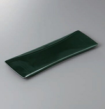 長皿 長角皿 プレート 緑灰さんま皿 焼魚 焼き魚 魚皿 長い皿 さんま皿 サンマ皿 おしゃれ 日本製 美濃焼 食洗機対応 電子レンジ対応