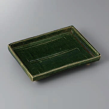 長角皿焼物皿総織部切立焼物皿皿プレ...