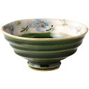 織部もっこ花紋茶碗 美濃焼 日本製 和食器 ご飯茶碗 飯碗 茶碗 ライスボール おしゃれ かわいい ごはん茶碗 陶器 陶磁器