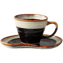 コーヒーカップ&ソーサー 天目うのふコーヒー碗皿 美濃焼 日本製 食洗機対応 電子レンジ対応 ラッピング対応 のし対応 箱入り 喫茶店 カフェ セット 飲食店 おしゃれ かわいい