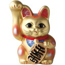 招き猫 まねきねこ 常滑焼 招福 開運 昇運 福招き 小判猫 6号 金 ゴールド お金を招く右手 貯金箱 箱入り ラッピング対応 のし対応 日本製