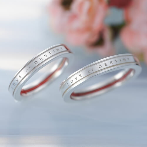 ペアリング 運命の愛 LOVE of DESTINY LOD-007 シルバー 正規ブランド ペアリング 5号 7号 9号 11号 13号 15号 17号 19...