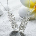 ハワイアンジュエリー ペアネックレス 大人 milmil GPSS968 サージカルステンレス316L ステンレス ペンダント 金属アレルギーフリー プルメリア...