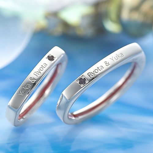ペアリング FISS×LOVE of DESTINY 〜運命の愛〜 コラボペアリング LODF-004 正規ブランド ペアルック 恋人 ペア 指輪 リング ギフト 1年記念日 一年記念日 誕生日 シルバー925 刻印無料 誕生石 2月 3月 送料無料