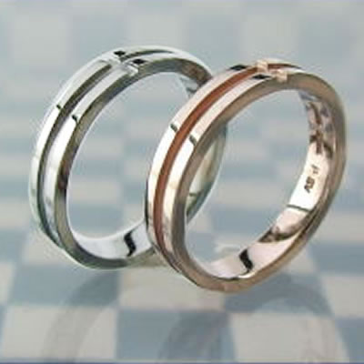 ペアリング ラバーズシーン シルバー ブランド LOVERS SCENE LSR5033D-BK-PK 人気 ペア 指輪 リング ペアルック 7号 9号 11号...