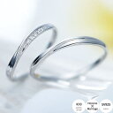 結婚指輪 ヒロインマリッジ K10とシルバー ペアセット ファッションリング ブライダルジュエリー ホワイトゴールドリング 刻印無料 セカンドマリッジ 妻 夫 父の日 母の日 プロポーズ 結婚1年記念日 一年記念日 1年記念日 送料無料 2本セット 11-4244-SV-22-4244-K10WG