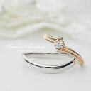 婚約指輪+結婚指輪 ヒロインマリッジ 〜プロミスシリーズ〜 11-4157SV_ 20-0857K10PG シルバー 刻印無料 偶数号 対応 シンプル ペア 指...