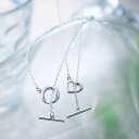 バレないペアアクセサリー 大人 himegoto HGBR-003CH-MxHGN003-L 秘密 内緒 さりげない 上品 刻印無料 名入れ ネックレス ブレスレット 友達 姉妹 異アイテムペア ブランド 誕生日カップル お揃い ギフト (wise) asrk