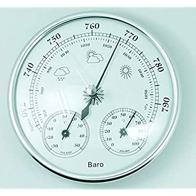 [アチスメル] 気圧計 おしゃれ 高精度 アナログ 温度計 湿度計 気圧 計 デジタル 湿度 気温 家庭 温度湿度計 温度・湿度計