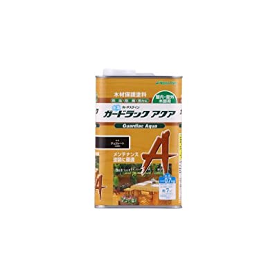 和信ペイント ガードラックアクア プロ仕様の水性屋外木部用塗料 1回塗・高着色・塗替最適 チョコレート 0.7kg