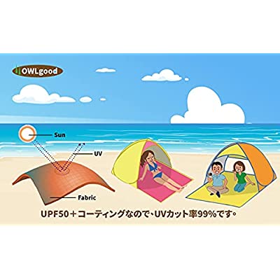 簡単ポップアップテント ワンタッチテント 簡易テント ワンタッチ ビーチテント 1人用 サンシェードテント 2-3人用 軽量 屋内 用 テント 運動会 テント 防水 通気性 キャンプ用品 ビーチ・キャンプ・海水浴・防災・アウトドアに最適 キャリーバッ