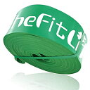 TheFitLife トレーニングチューブ 筋トレチューブ 懸垂チューブ(グリーン)