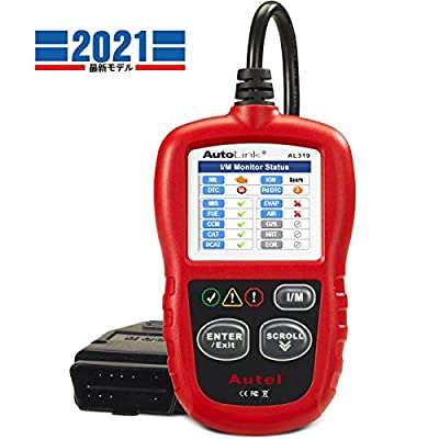 Autel AL319 OBD2 故障診断機 ミニ 診断機 自動車 車 スキャンツール OBD2 コードスキャナー I/Mディネスキー LCDディスプレイ OBDIIシステムに対応できる輸入車用（国産車対応不可）【永久無料アップデート】