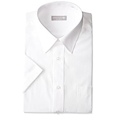 [ドレスコード101] 形態安定 半袖ワイシャツ クールビズでもおしゃれに 夏をかっこよく着る ダサくない 清潔感のあるデザイン お手入れ簡単 SHIRT-HA メンズ 30 ホワイト レギュラー 1 SHIRT-X…