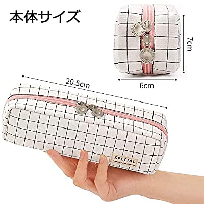 【2021最新版】ペンケース 筆箱 大容量 多機能 韓国風 ツールペンケース 大容量 鉛筆ケース 多層 文房具箱収納袋 文具 多機能 化粧ポーチ 女の子 子供 小学生 中学生 高校生 大学生 社会人用 学生用 筆入れ おしゃれ シンプル 入学 通学