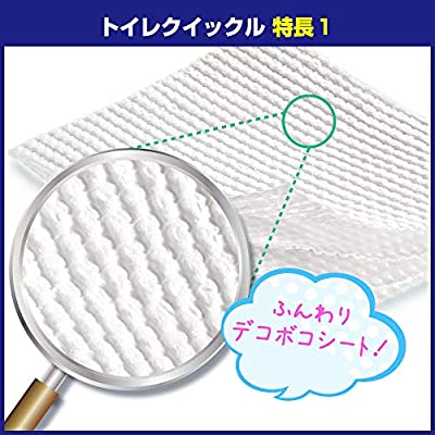 【ケース販売】トイレクイックル トイレ用洗剤 詰替用 20枚×12個 3