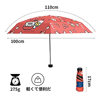 BP SUNNY レディース 折りたたみ傘 丈夫 軽量 晴雨兼用 100 完全遮光 超撥水 紫外線遮蔽 日傘 UVプルーフ upf50+ 可愛い 漫画の折りたたみ傘 高校生 子供