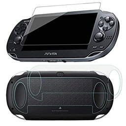 SNNC-JP PlayStation Vita 1000用 液晶保護フィルム ガラスフィルム 前後保護 9H高硬度 極薄 防塵 傷防止