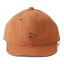 （ショートつば）BASIQUENTI アンパイヤキャップ Field Hand Sign Ball Cap レディース メンズ フリーサイズ オレンジ