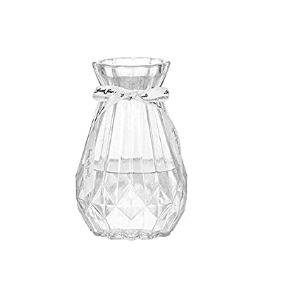 花瓶 一輪挿しガラスフラワーベース ガラス製 花器 透明 ミニ花器 高さ15CM トランスペアレントブランド色透明な花瓶2モデル商品説明サイズ：高さ：15cm、瓶口直径：7cm　素材：ガラス安定感が抜群でどんな花にも合うガラス花瓶です。ガラスも綺麗だし 使いやすい、シンプルなデザインです。花だけでなく、葉もの、枝もの、実ものにもおすすめです家の家具の装飾工芸品、花の装飾、リビングルーム、ダイニングテーブル、キャビネット、ワインキャビネット、研究、テレビキャビネット、ドレッシングテーブルなどのスペースに適しています。クリアなガラスをカット風にデザインしたシンプルでおしゃれなフラワーベースです。透明なのでどのようなお花を生けても美しく映え、あなたのお部屋や食卓、窓際などに飾れば空間を華やかに演出してくれます花瓶