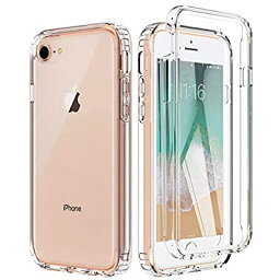 BESINPO iPhone SE ケース 第2世代/ 6s/7/8対応 フルカバー クリア TPU 4.7インチ (クリア)