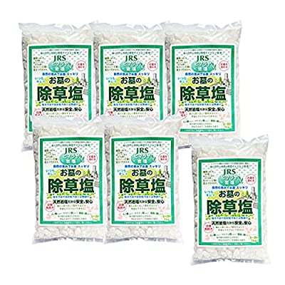 お墓の除草塩1kg×5袋＋1袋 除草しながらお墓を清めます。天然100％ヒマラヤ岩塩の除草塩