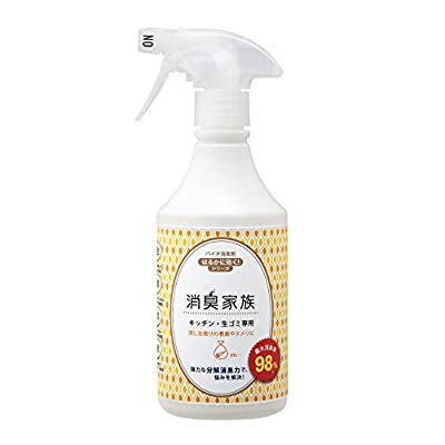 バイオ消臭剤はるかに効く！シリーズ「消臭家族 キッチン・生ゴミ専用」500ml