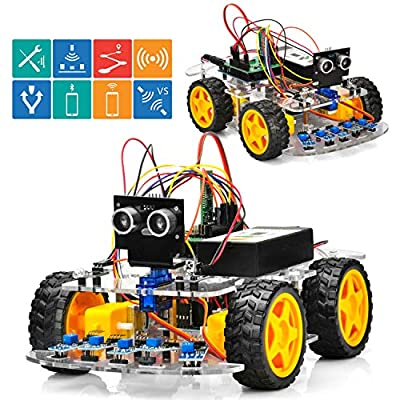 OSOYOO Arduino 多機能教育ロボットカー スターターキット 電子工作