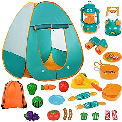 キッズテント キャンプテント 子供テント おもちゃ 男の子 女の子 知育玩具 おままごと 折りたたみ式 コンパクト 室外・室内遊具 収納バッグ付き