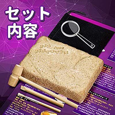 XXTOYS クリスタル発掘キット 水晶発見 宝石採掘 おもちゃ アメジスト 知育 子供 地質学 プレゼント ギフト