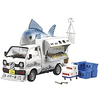 青島文化教材社 1/24 移動販売シリーズ No.1 魚屋さん プラモデル