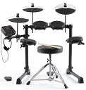 【公式 / 送料無料】Alesis 子供用 ドラム入門セット 推奨3歳以上 メッシュヘッド × 4 スローン/椅子 ドラムスティック ヘッドホン付属 120種類のドラムサウンド内蔵モジュール 無料オンラインレッスン60回分付属(Melodics) Debut Kit