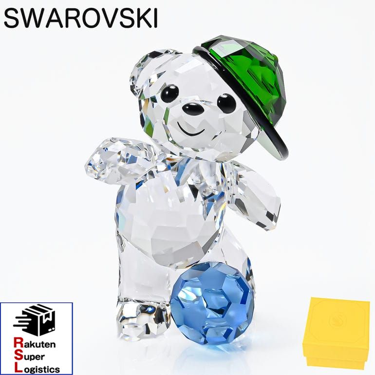 マラソン限定3つエントリーで21倍確定●最強配送 スワロフスキー SWAROVSKI クリスタルフィギュア フィギュリン 2026SS Krisベア Goal Scorer Bear サッカー 5720456 インテリア オブジェ 置物【RSL】（楽天・Alevel Express）