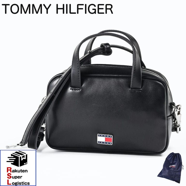 最強配送 トミーヒルフィガー 高品質ヨーロッパ輸入モデル TOMMY HILFIGER ショルダーバッグ レディース TOMMY JEANS TRUNK CROSSOVER ブラック AM0AM18084 BDS BK【RSL】