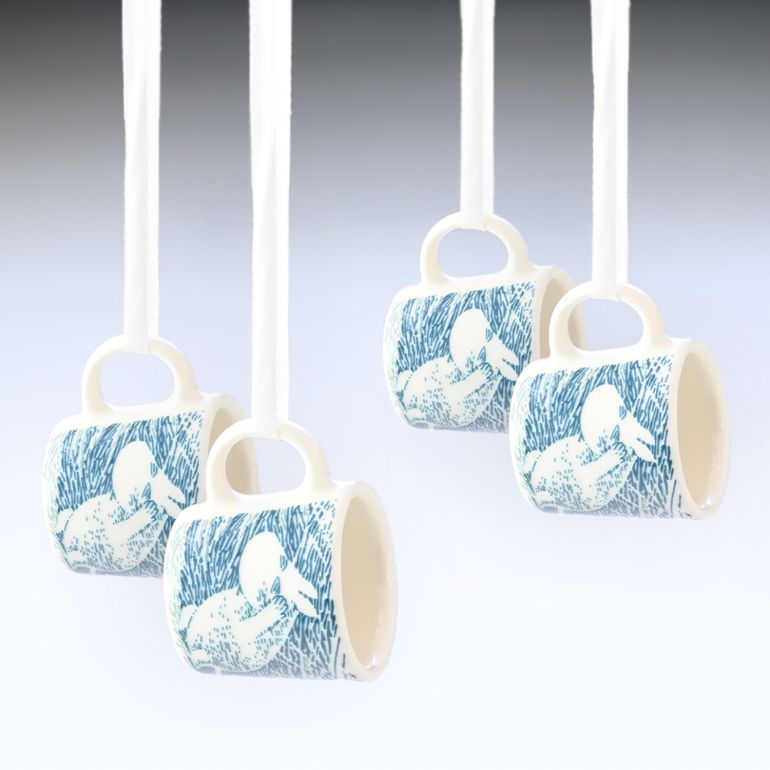 エントリー買いまわり最大19倍!アラビア オーナメント ミニマグ 2020年冬限定 4個セット ムーミンコレクション ムーミン谷の冬 スノーブリザード 1055...