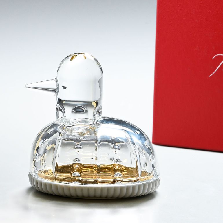 バカラ Baccarat 置物 ZOO ダック ジュエリーボックス クリア ハイメ・アジョン 2814457 【スペシャルラッピング660円(別売り)】｜ 食器 クリスタルのサムネイル