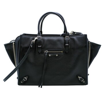 バレンシアガ BALENCIAGA レディース 2way ショルダーバッグ ミニバッグ ハンドバッグ ペーパー A6 ジップアラウンド 370926 DLQ0N 1000 ノアール クリスマス 母の日 プレゼント 実用的