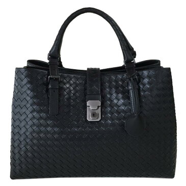 ボッテガ ヴェネタ BOTTEGA VENETA バッグ ハンドバッグ ネロ イントレチャート カーフ ミディアム ローマ ブラック 171265 VQ130 1000