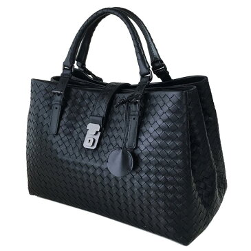 ボッテガ ヴェネタ BOTTEGA VENETA バッグ ハンドバッグ ネロ イントレチャート カーフ ミディアム ローマ ブラック 171265 VQ130 1000