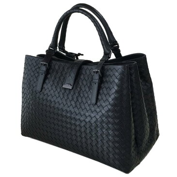 ボッテガ ヴェネタ BOTTEGA VENETA バッグ ハンドバッグ ネロ イントレチャート カーフ ミディアム ローマ ブラック 171265 VQ130 1000