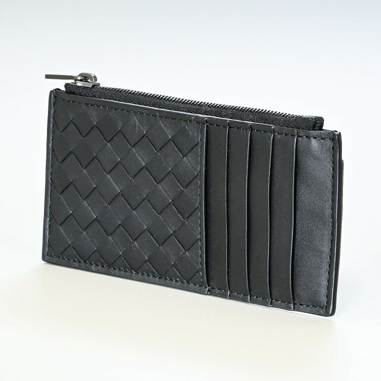 【エントリー10倍★9日20:00から16日1:59】ボッテガヴェネタ BOTTEGA VENETA スマートウォレット カードケース コインケース ブラック 566430 V4651 1000 フラグメントケース キャッシュレス