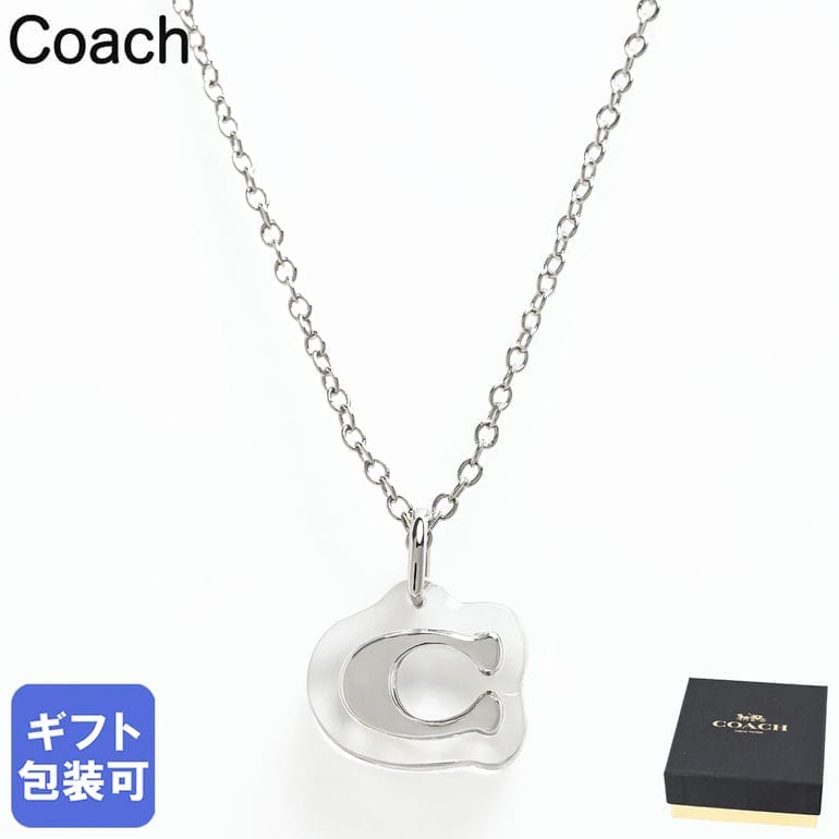 Rakuten - 10日-11日1:59はエントリー最大28倍★コーチ COACH ネックレス シグネチャー Cロゴ ルーサイト レディース シルバー 541351RHO030 ジュエリー アクセサリー【スペシャルラッピング660円(別売り)】