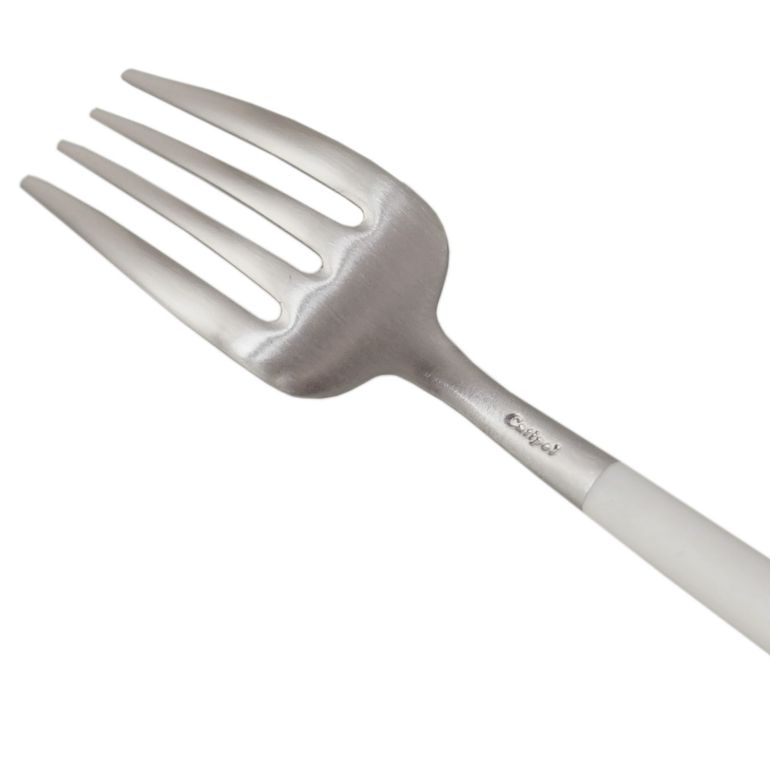【名入れ可有料】 クチポール Cutipol GOA ゴア ホワイト デザートフォーク 18.5cm GO07 W ハンドメイド カトラリー｜ 食卓 洋食器 ネコポス対応 alevel-10035796 Alevel(エイレベル) サンプル画像2