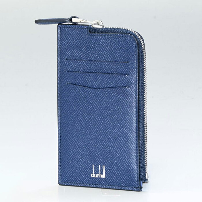 【名入れ可有料】 ダンヒル dunhill スマートウォレット ミニ財布 カードケース メンズ コインケース フラグメントケース カドガン ネイビー DU18F210ZCA410 ※名入れ別売り ネーム入れ 名前入れ