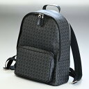 【お買い物マラソン10%OFF】ダンヒル dunhill バックパック メンズ リュック バッグ シグネチャー ブラック 21R3720LT001R